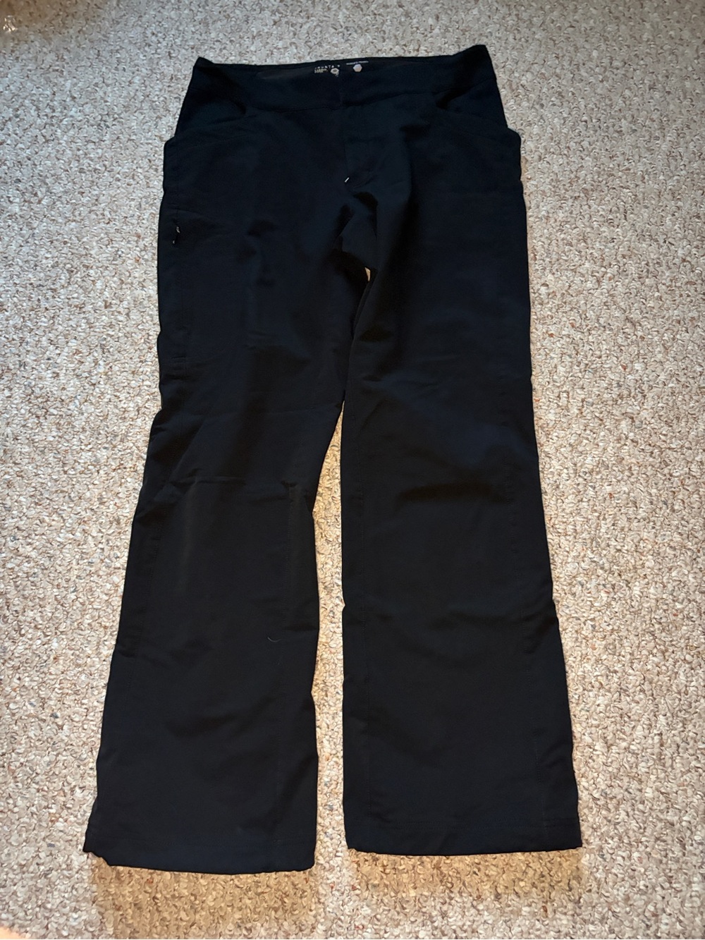 Mountain hardwear outdoor hiking black pants women’s size 10 mid rise 30” inseam